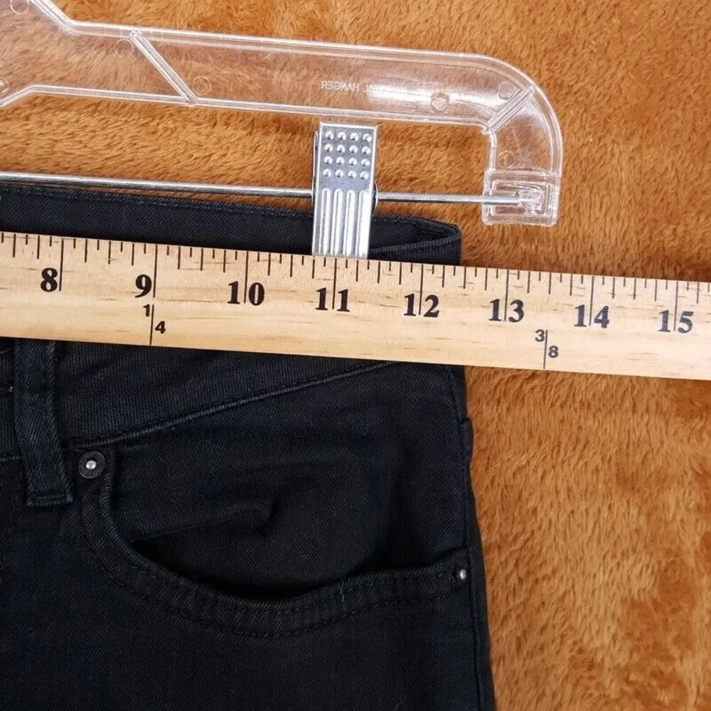 ACNE STUDIOS Womens Jeans Size 26 Black Wash Skinny Stretch Denim PIN